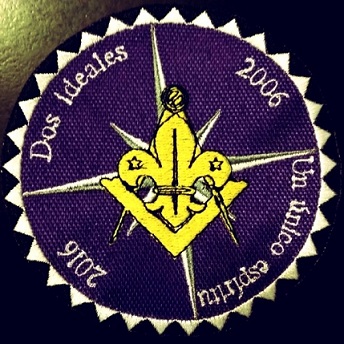 logiabadenpowell465Con motivo de Celebrar los 10 años de haber levantado Columnas, la Respetable Logia Baden Powell Nro 465. Confecciono este parche. #LogiaBadenPowell465 #DosIdealesUnUnicoEspiritu #10años